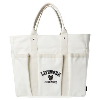 拱形Logo帆布托特包