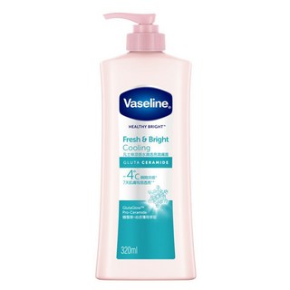 Vaseline 凡士林 涼感水潤透亮潤膚露-4°C瞬間涼感、GlutaGlow煥亮精華, 320ml, 1瓶