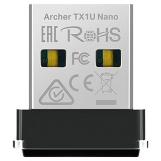 티피링크 AX300 Wi-Fi 6 무선 나노 USB 랜카드 데스크탑용, 1개, Archer TX1U Nano