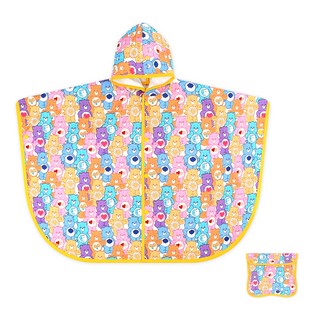 Care Bears 兒童彩色Care Bears斗篷雨衣 + 包包組合