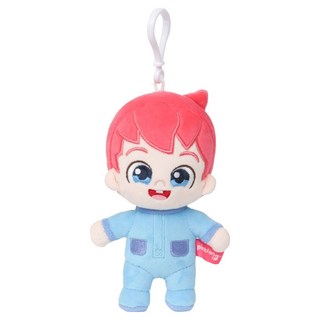 pinkfong 碰碰狐 Bebefinn玩偶鑰匙圈, 15cm, 1個, 混色
