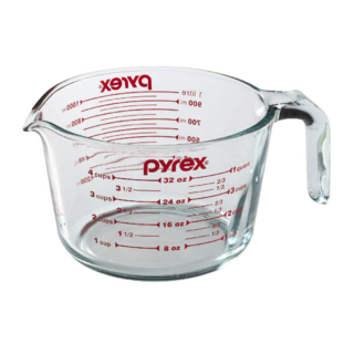 Corelle Brands 康寧餐具 Pyrex 單耳量杯, 透明色, 1L, 1個