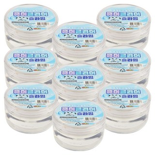 Kiditem 純淨透明史萊姆, 9個, 透明, 150g