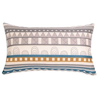 Craftsman In Storage 收納職人 北歐簡約棉麻長型抱枕/腰靠枕/沙發靠枕, 拼貼咖