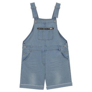 applepink 女童3.5分丹寧吊帶褲 S305