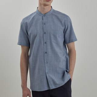 INDIAN 男士條紋立領襯衫 MIENS5M3231