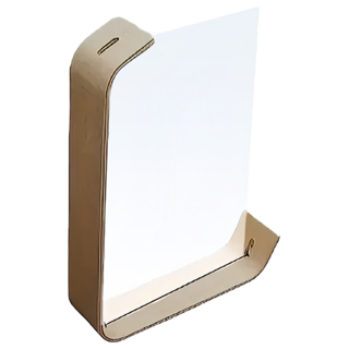 上手家居 L型中空相框 胡桃木 21 x 14cm 簡約時尚居家裝飾, 1個