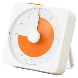 mooas 類比專注靜音計時器, 1個, 橘色系