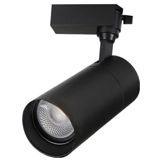 비츠온 LED 일체형 등기구 레일조명 20W, 블랙 + 주광색, 1개