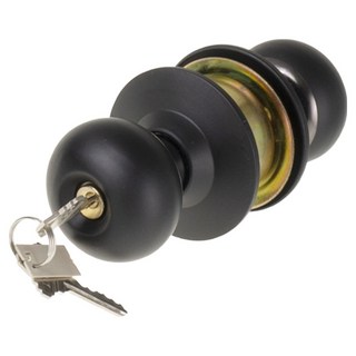 Dos 圓形鑰匙型房門把手 8300, 1個, 黑色