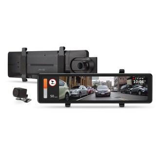 MiVue 4K安全預警六合一後視鏡型行車記錄器 R810D, 單件