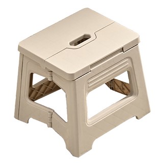 摺疊板凳 升級款 特大 630g 奶油白 輕巧 方便攜帶, 1個