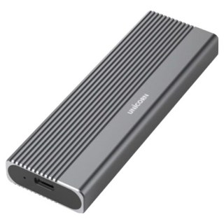 UNiCORN 含NVMe SSD 外接式SSD硬碟盒 SM-700P, 128GB, 混色