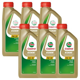 캐스트롤 엣지 엔진오일 5W30 LL, 6개, 1L