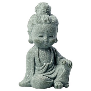 迪米斯僧人佛像, 1個, 石板灰 小觀音人造石