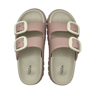 WUWU 格莉撞色雙帶拖 MA101