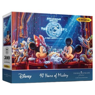 PUZZLE LIFE 迪士尼米老鼠90週年拼圖 8003, 1個, 混合色, 500件