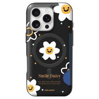 THE MADE 微笑雛菊 2張卡片收納 MagSafe 輕薄防撞手機殼