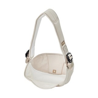 GGUMBI 單肩摺疊式嬰幼兒背帶, 米色