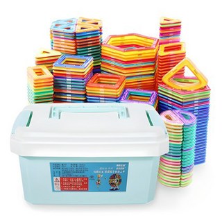 chinada 磁力片積木組 168片, 多色, 1組