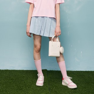 applepink 水洗棉百褶褲裙 S301