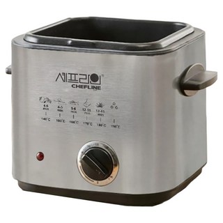 CHEFLINE 家用旋鈕式透明窗電動火鍋油炸機 1.2L, CLEL-900DF
