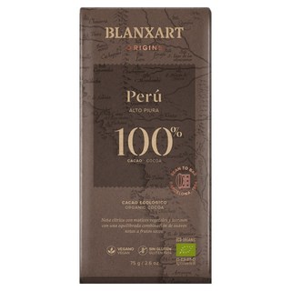 블랑사르트 유기농 100% 빈투바 다크 초콜릿, 1개, 75g