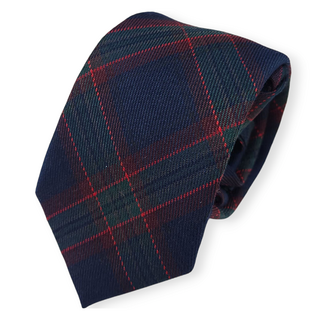 M-scope 學院風格紋自動拉鍊領帶 MN550