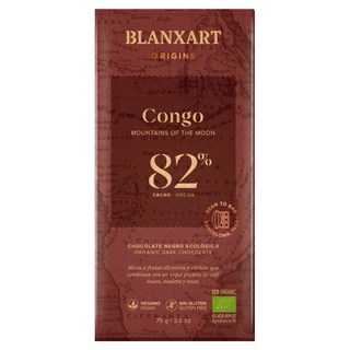 Bean to Bar 82%黑巧克力片, 1個, 75g