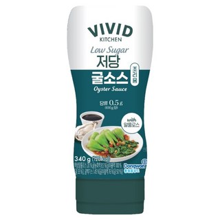 비비드키친 조리용 저당 굴소스, 340g, 1개