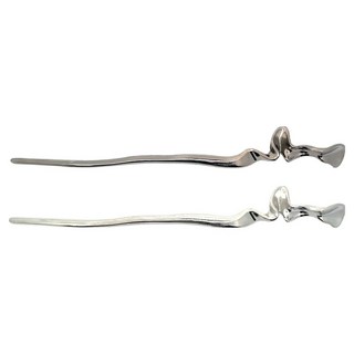 스타일플래닛 시크 메탈 오브제 비녀 2종 세트