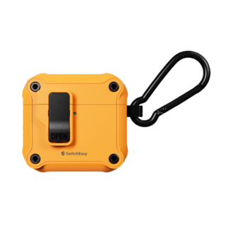 SwitchEasy 魚骨牌 Rugged Shield 耳機保護殼 Airpods 4 適用, 黃色, 1個, 單一商品