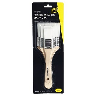 PROSELECT 필라멘트 브러쉬 3종 세트, 1세트
