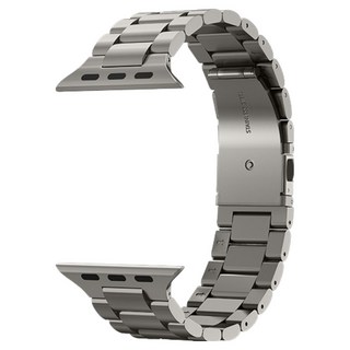 슈피겐 애플워치 스트랩 티타늄 모던핏, 내추럴 티타늄, 1개