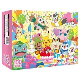 포켓몬스터 직소 퍼즐 100, 100피스, 혼합색상, 1개