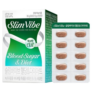 티에프티 슬림바이브 혈당 다이어트 식품, 60정, 1개