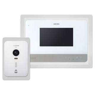 NaVIeN 影像電話類比對講機全配組 SAP-310, SAP-310(白色)