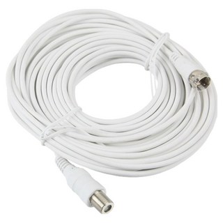 컴스 안테나 케이블연장 안테나 전용2C2V 흰색 GK951, GK951 10M 흰색, 1개