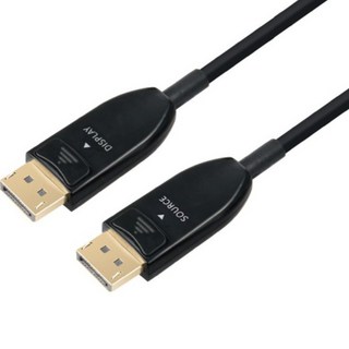 Coms 賣場 DisplayPort 光纖 AOC 中繼器連接線 DP1.4 8K 60Hz CB085, 1個, 30m
