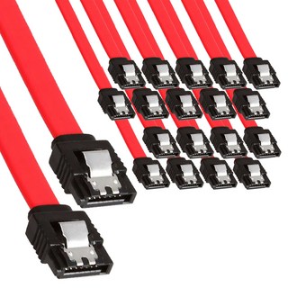 Anyport 扁平式 SATA 3.0 直式傳輸線, 10個, 1m