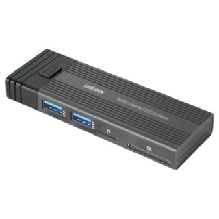 UNiCORN 外接SSD + 多功能集線器 NVMe SSD 2TB 內含保護殼, SM-900D, 1個