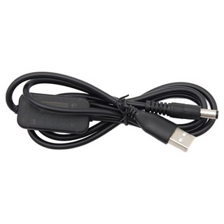 컴스 USB 전원 승압 케이블 5V to 12V 0.8A DC 5.5mm TB074, 1개