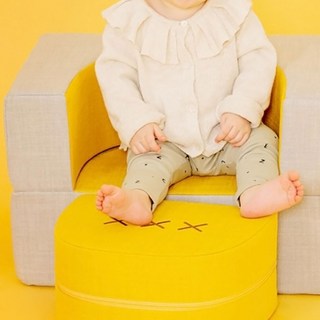 Alzip Mat 蔬果造型兒童小沙發, 鳳梨