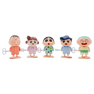 Shinchan 蠟筆小新 夢幻睡衣發條公仔5件組, 1套, 混色