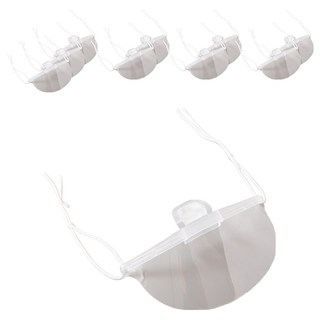 Elio House 廚房衛生口罩 8 x 15 cm, 透明, 10個, 1入