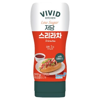 VIVID KITCHEN 低糖是拉差辣椒醬, 310g, 1個