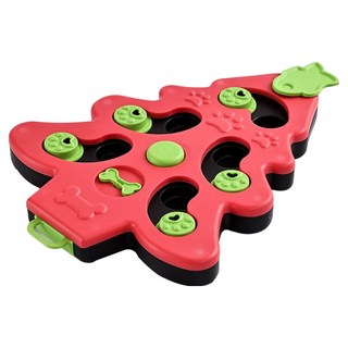 로라 반려동물 노즈워크 퍼즐 장난감, 레드, 1개