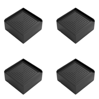 WIDE VIEW 傢俱防滑墊高塊4件組, 78 x 40mm, 1組