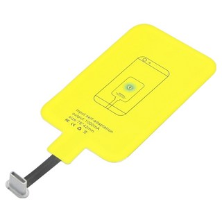 컴스 휴대폰 무선충전 수신패드 무선 충전핀 USB Type C IE158, 1개, 혼합색상