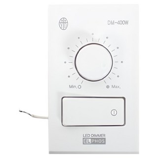 ELPHOS LED專用 Simple 附開關型 Dimmer 調光 調光器 400W + 丁腈手套, 1個